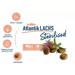 Happy Cat Trockenfutter Sterilised Atlantik Lachs - 1,3 kg