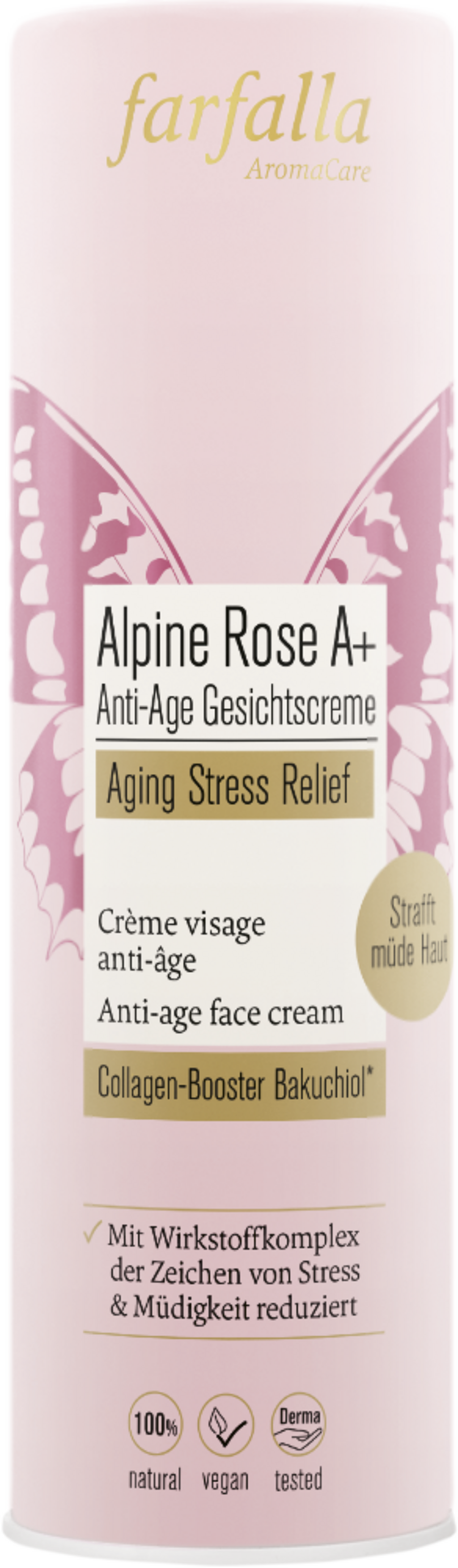 farfalla Anti-Age Gesichtscreme Alpine Rose A+ - 30 ml