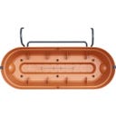 elho Balkonkasten vibia campana allin1, 50 cm - terra