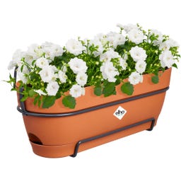 elho Balkonkasten vibia campana allin1, 50 cm - terra