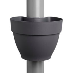 Regenfallrohrpflanzgefäß vibia campana 22cm - anthrazit