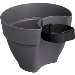 Regenfallrohrpflanzgefäß vibia campana 22cm - anthrazit