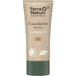 Terra Naturi Silk Matt Foundation - 03 - soft noisette