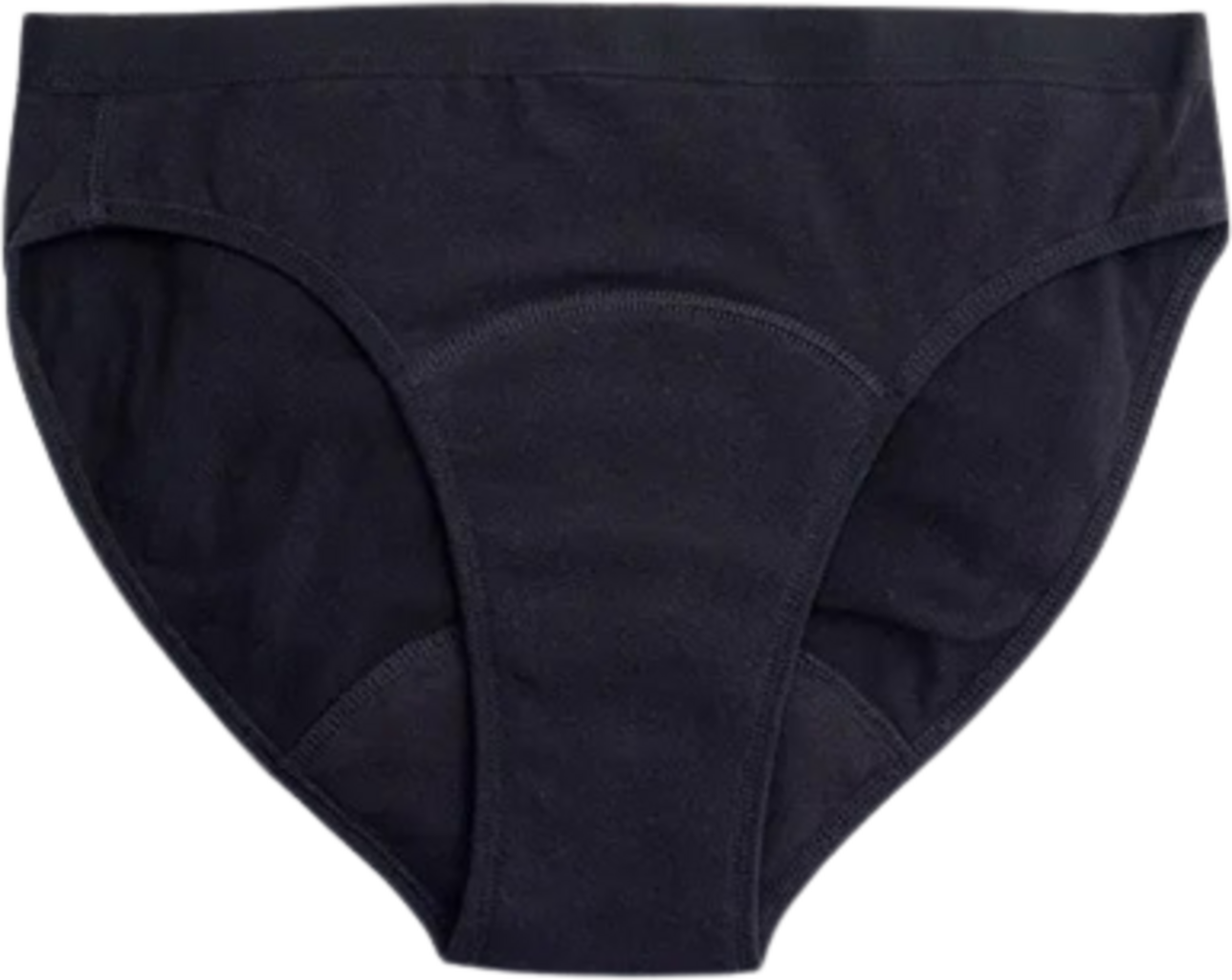Bikini Periodenslip Medium Flow Schwarz, L