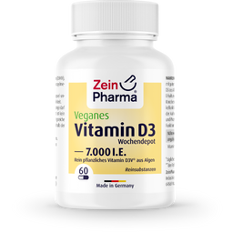 ZeinPharma® Vitamin D3 7.000 I.E., vegan - 60 Kapseln