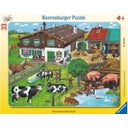 Ravensburger Rahmenpuzzle - Tierfamilien, 33 Teile