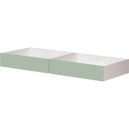 Schubladen für Huxie Bett 90x200cm, 2 Stück - grün