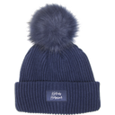 Mütze mit Fell, navy