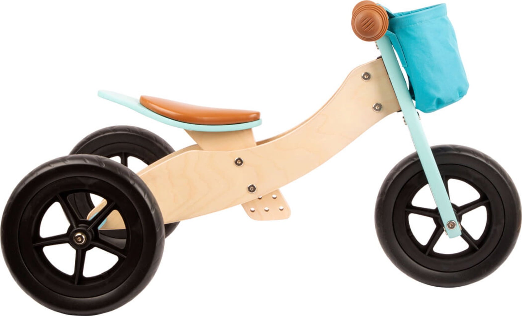 Legler Small Foot Laufrad-Trike Maxi 2 in 1 Türkis