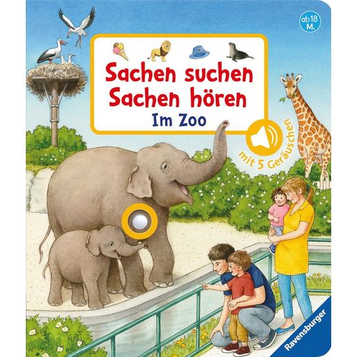 Ravensburger Sachen suchen, Sachen hören: Im Zoo - 1 Stk