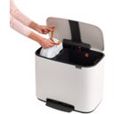 Bo Treteimer 11 L + 23 L mit 2 Kunststoffeinsätzen - White
