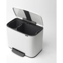 Bo Treteimer 11 L + 23 L mit 2 Kunststoffeinsätzen - White