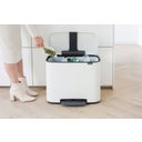 Bo Treteimer 11 L + 23 L mit 2 Kunststoffeinsätzen - White