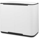 Bo Treteimer 3 x 11 L mit 3 Kunststoffeinsätzen - White