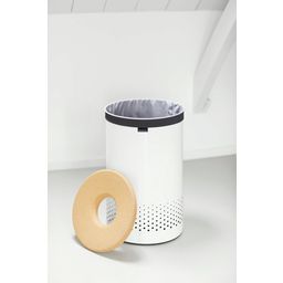 Brabantia Wäschebox 60 Liter mit Korkdeckel - White