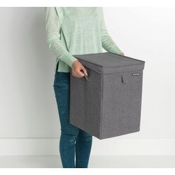 Brabantia Stapelbare Wäschebox - Pfeffer-Schwarz