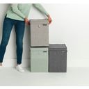 Brabantia Stapelbare Wäschebox - Pfeffer-Schwarz