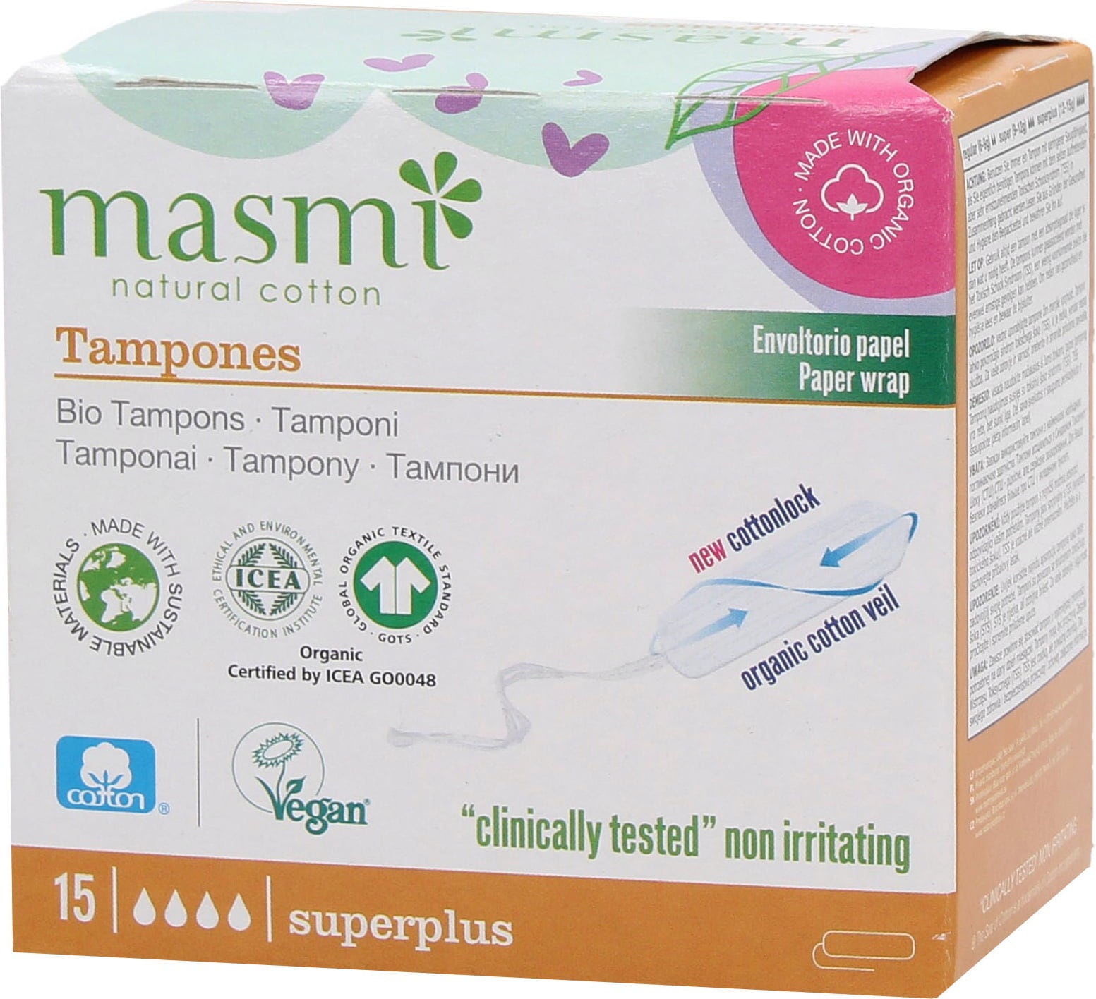 masmi Bio Tampons - Superplus 15 Stück