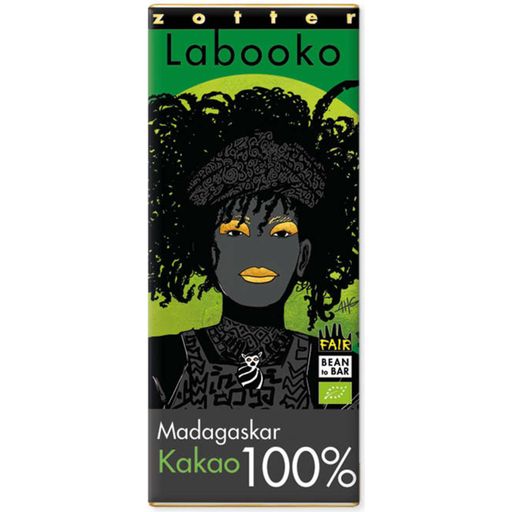 Zotter Schokolade Bio Labooko 100% Madagaskar - 65 g