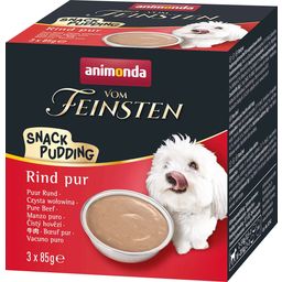 Animonda Vom Feinsten Snack-Pudding 3x85g - Rind pur