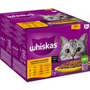 Whiskas Multipack 24x85g Geflügel Auswahl 1+ - 2.040 g