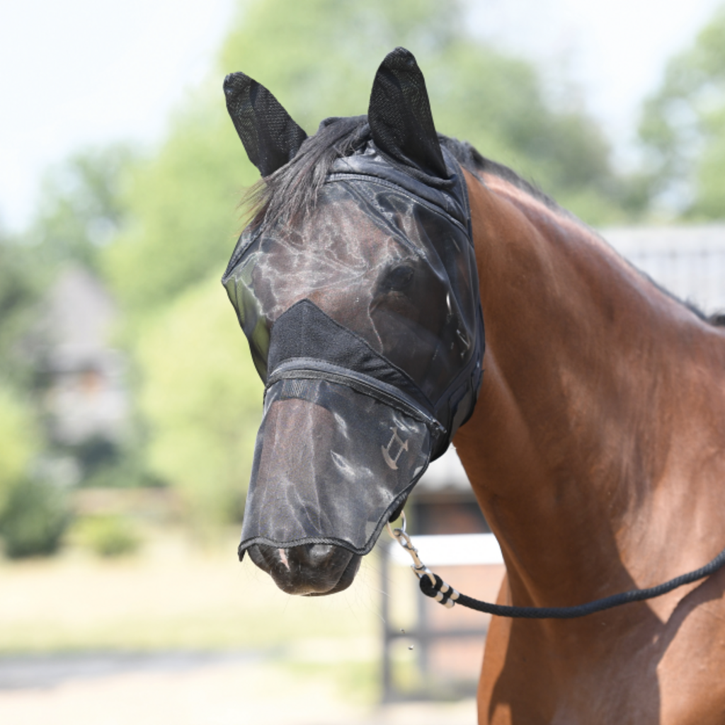 BUSSE Fliegenmaske FLY PROTECTOR, schwarz