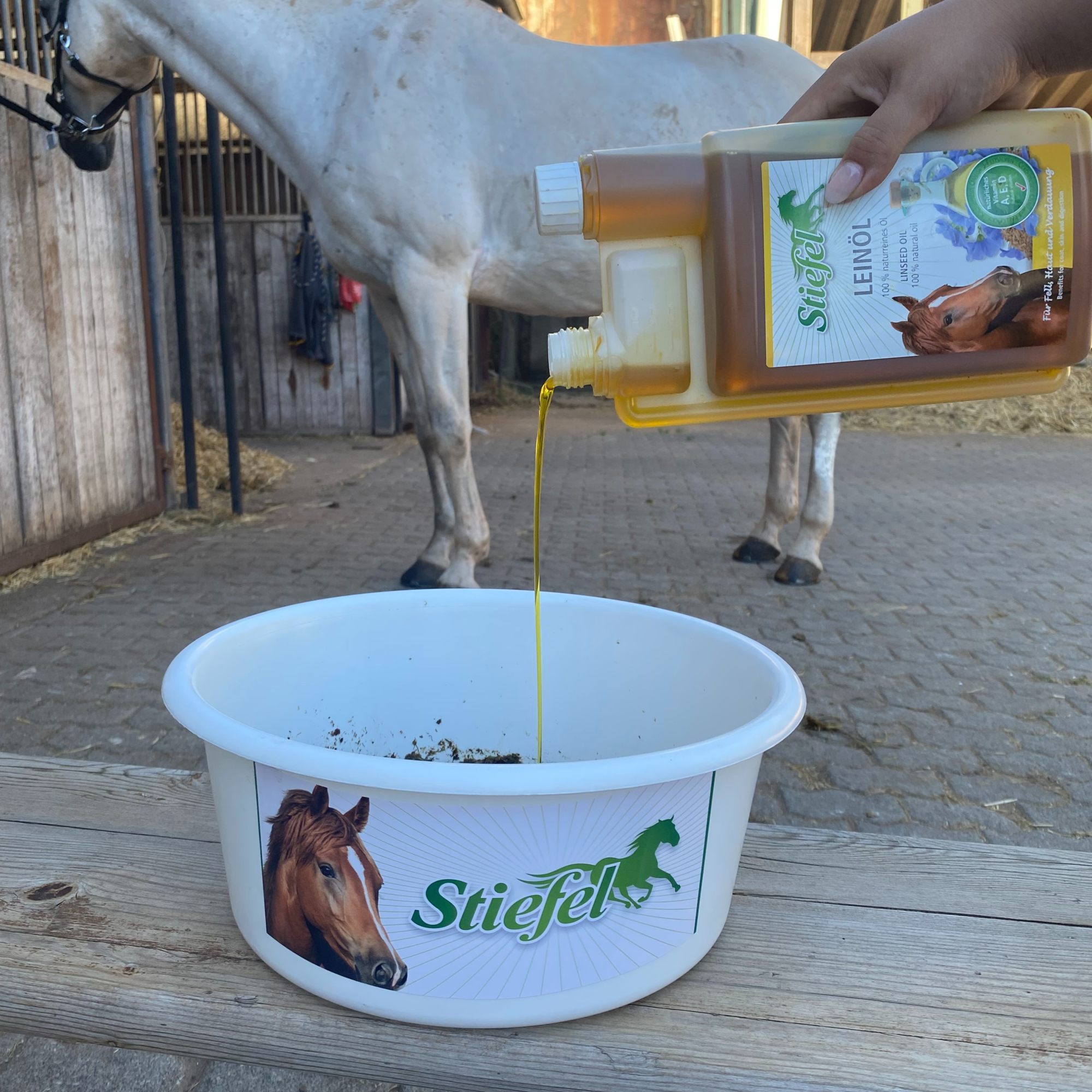 Stiefel Leinöl