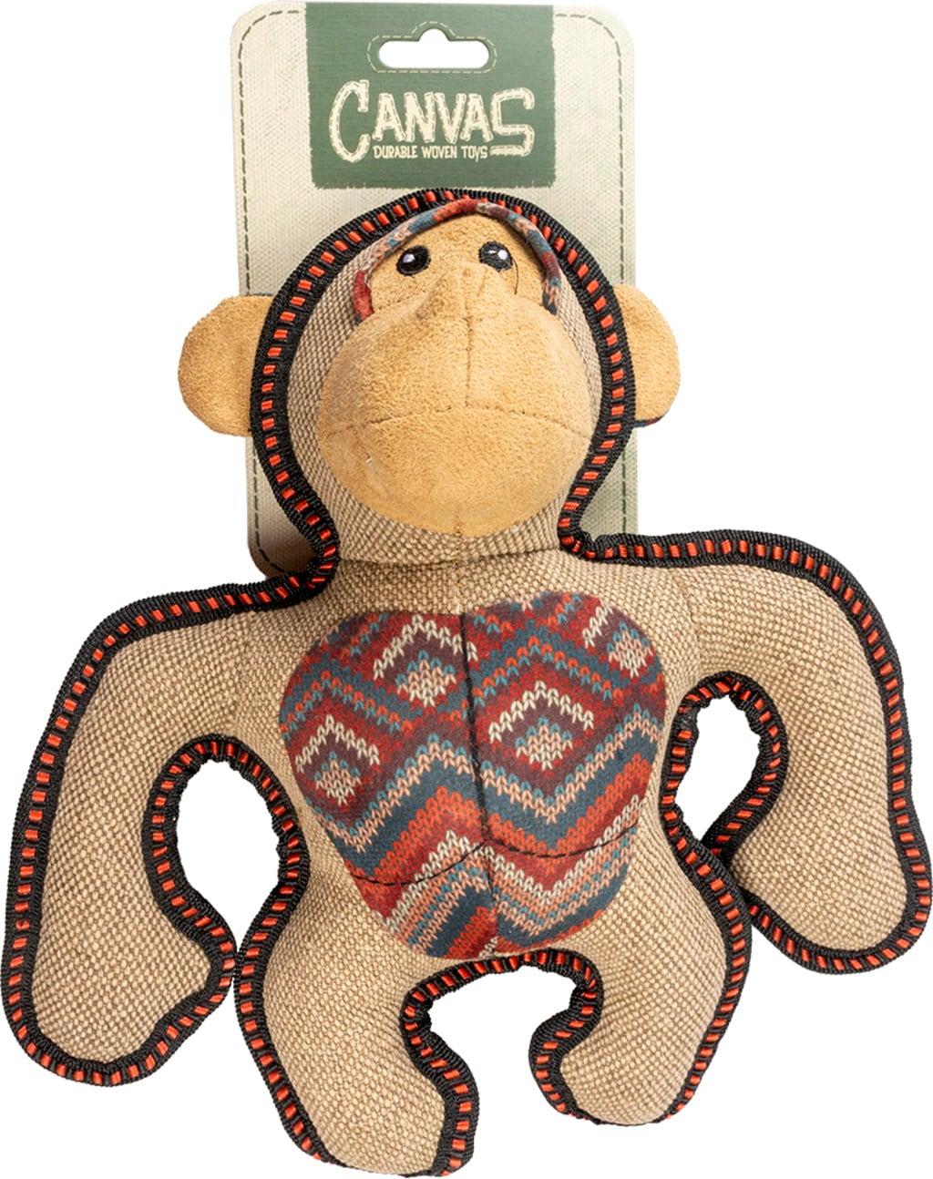 Duvoplus Canvas Gorilla Braun 29x24x9 cm - 1 Stk