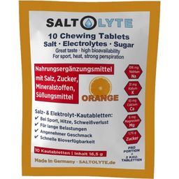 Saltolyte Salz- + Mineralstoff-Kautabletten Tray - Orange