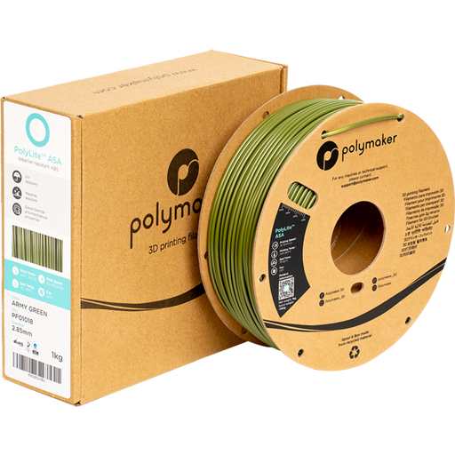Polymaker PolyLite ASA Army Green - 2,85 mm / 1000 g