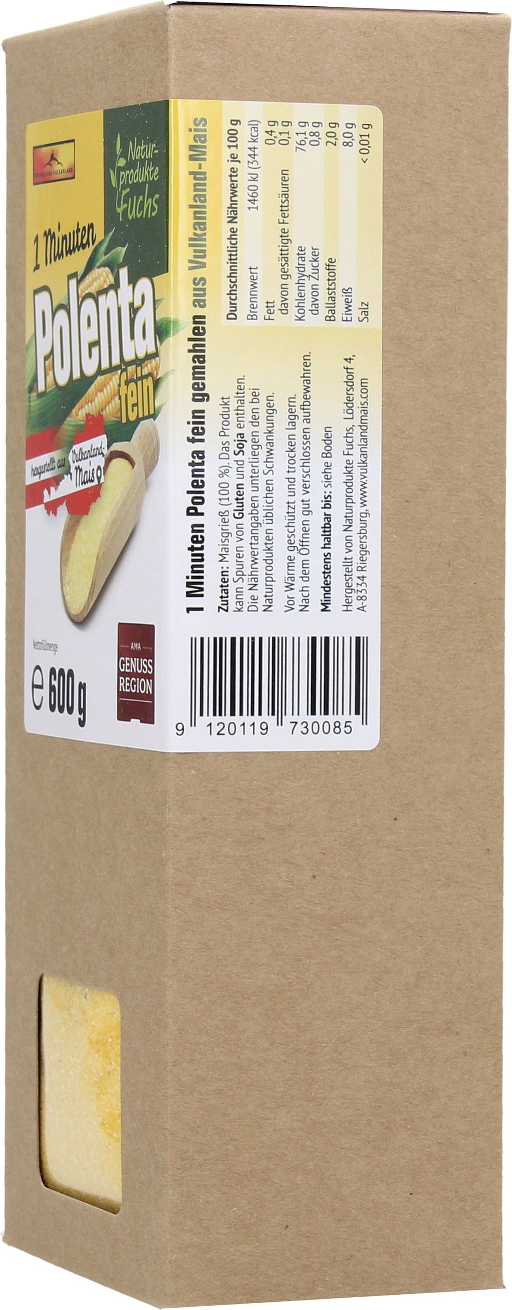 Naturprodukte Fuchs Vulkanlandpolenta - fein