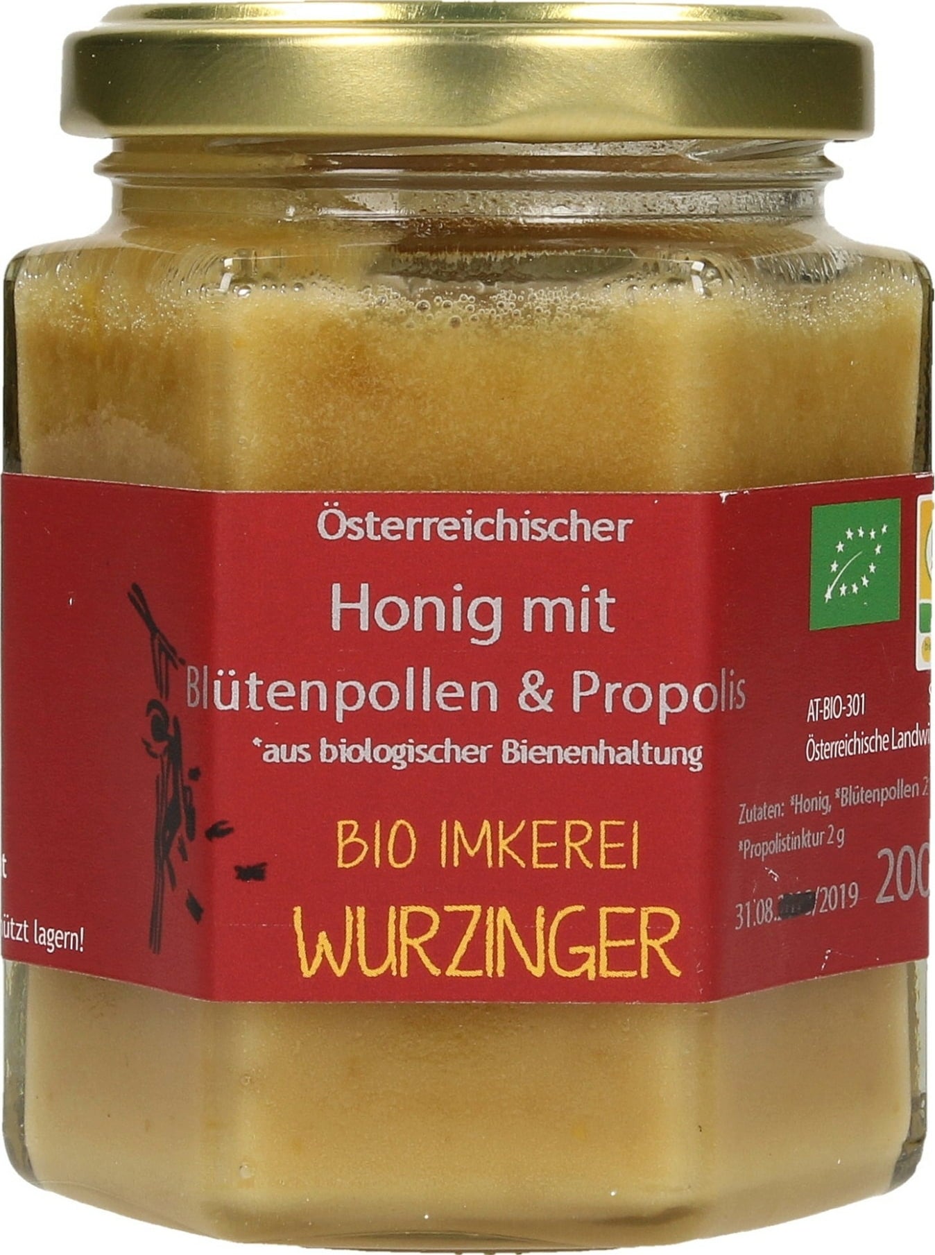 Bio Honig mit Pollen & Propolis