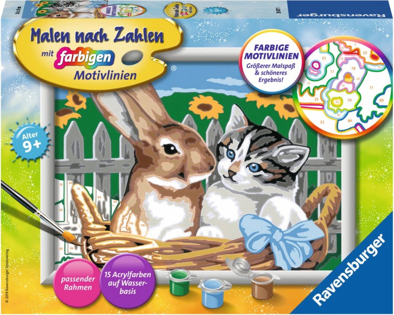 Malen nach Zahlen - Putzige Freunde