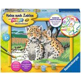 Ravensburger Malen nach Zahlen - Kleine Leoparden