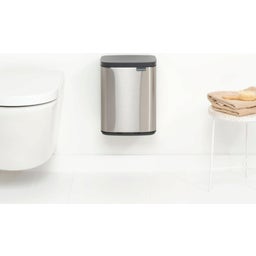 Brabantia Bo Mülleimer, 7L - Matt Steel