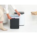 Brabantia Bo Mülleimer, 12L - White