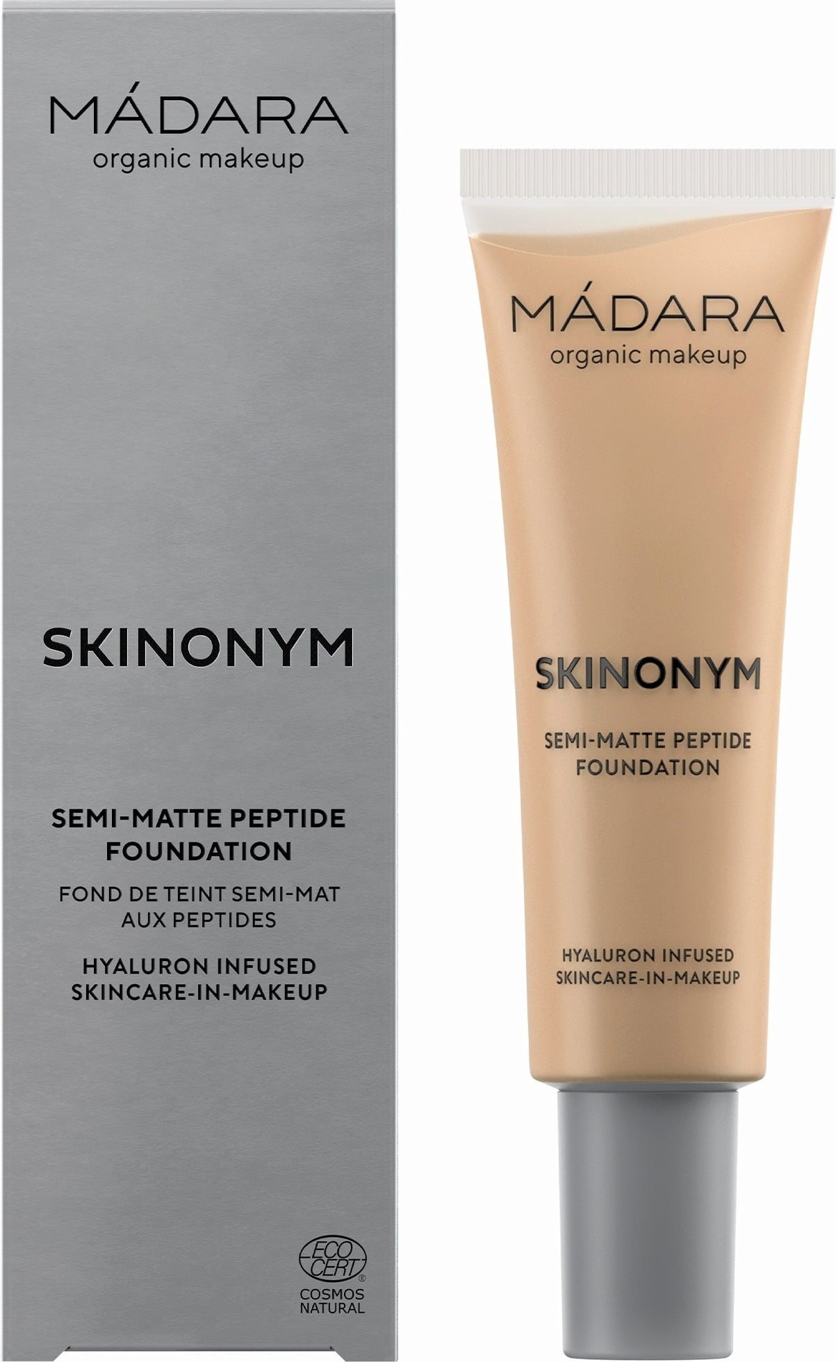 MÁDARA SKINONYM Semi-Matte Peptide Foundation - 40 Sand