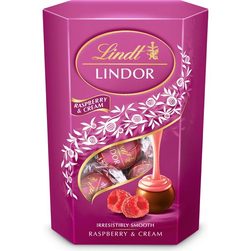 Lindt Lindor Kugeln Raspberry & Cream - 500 g