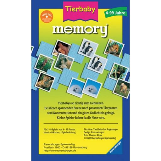 Ravensburger Mitbringspiel Tierbaby memory - 1 Stk