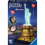 Puzzle - 3D-Puzzle - Freiheitsstatue bei Nacht, 108 Teile