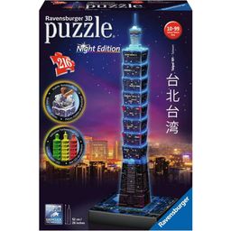Puzzle - 3D Puzzles - Taipei 101 bei Nacht, 216 Teile