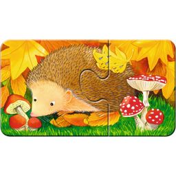 Puzzle - my first Puzzle - Tiere im Garten, 9 x 2 Teile - 1 Stk