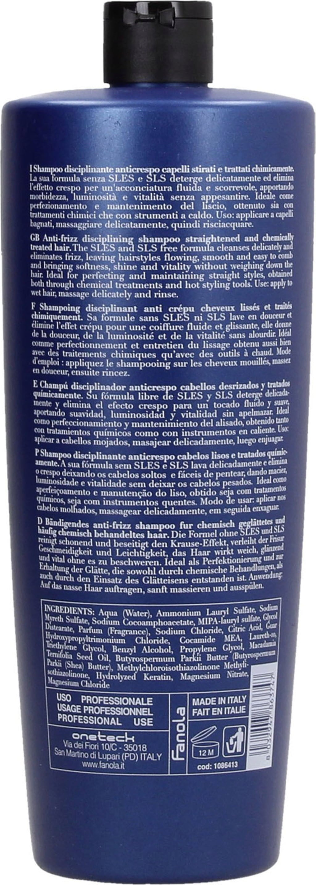 Fanola Keraterm Shampoo - 1.000 ml