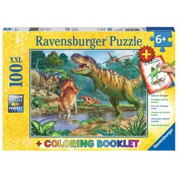 Puzzle - Welt der Dinosaurier, 100 Teile XXL - 1 Stk