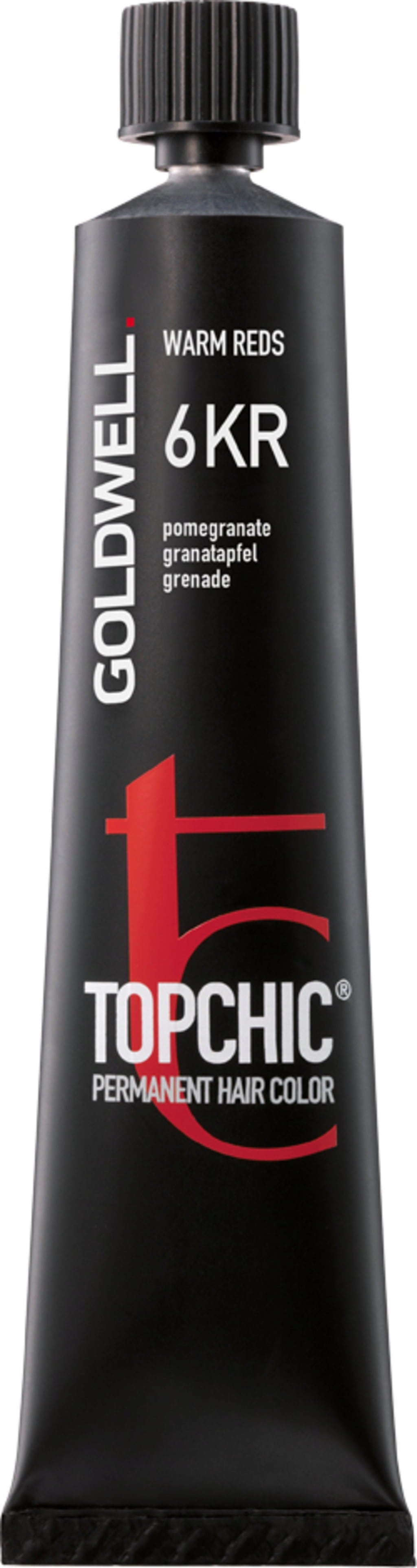 Goldwell Topchic Warm Reds Tube - 6KR pomegranate