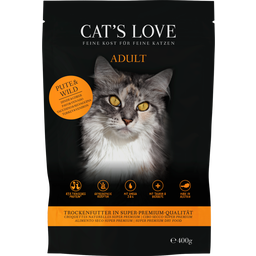 Cat's Love Katzen Trockenfutter ADULT PUTE & WILD - 400 g