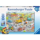 Puzzle - Fahrzeuge in der Stadt, 100 XXL-Teile