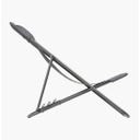 Lafuma MAXI TRANSAT+ Liegestuhl mit Polster - Obsidian/Titane
