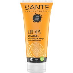 SANTE Naturkosmetik HAPPINESS Duschgel Bio-Orange & Mango - 200 ml