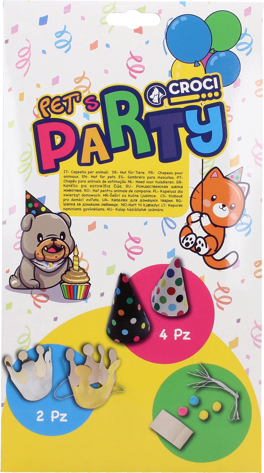 Croci Partyhut Set 6 Stk.